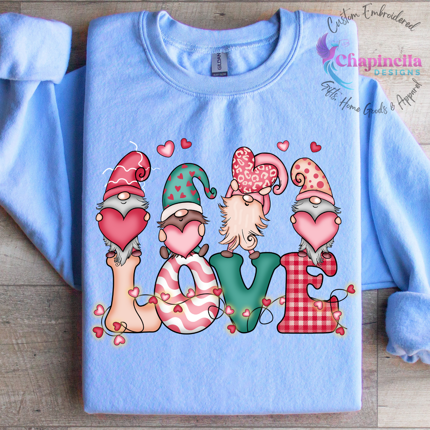 Valentines Love Gnomes Sweatshirt